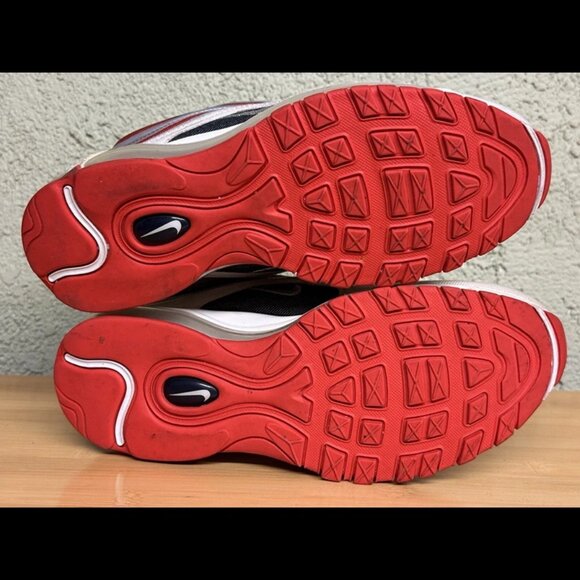 Size 9 - Nike Air‎ Max 97 Navy/Red/White USA America DJ5171-600 - Picture 11 of 12